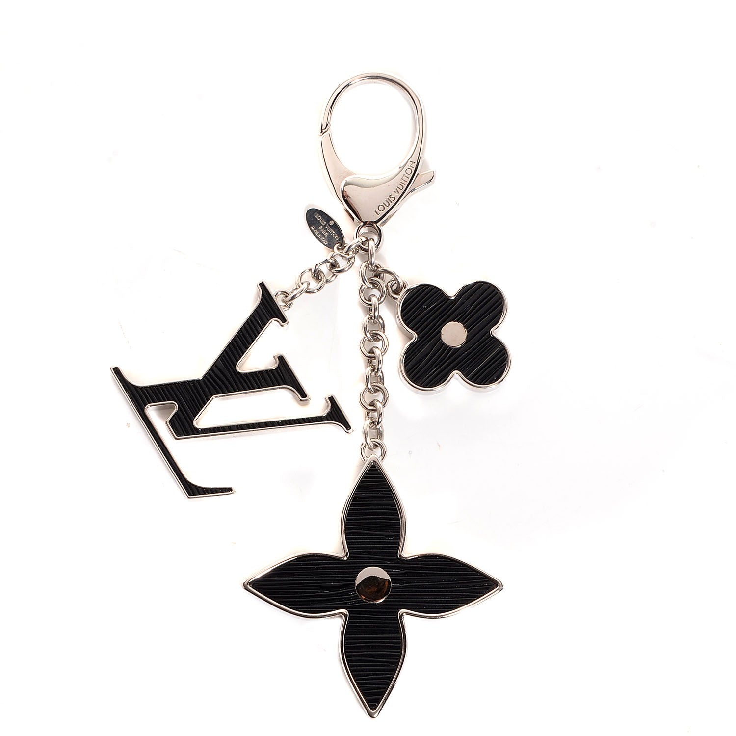 Louis Vuitton Electric Epi Fleur d'Epi Bag Charm Black 1 of 5