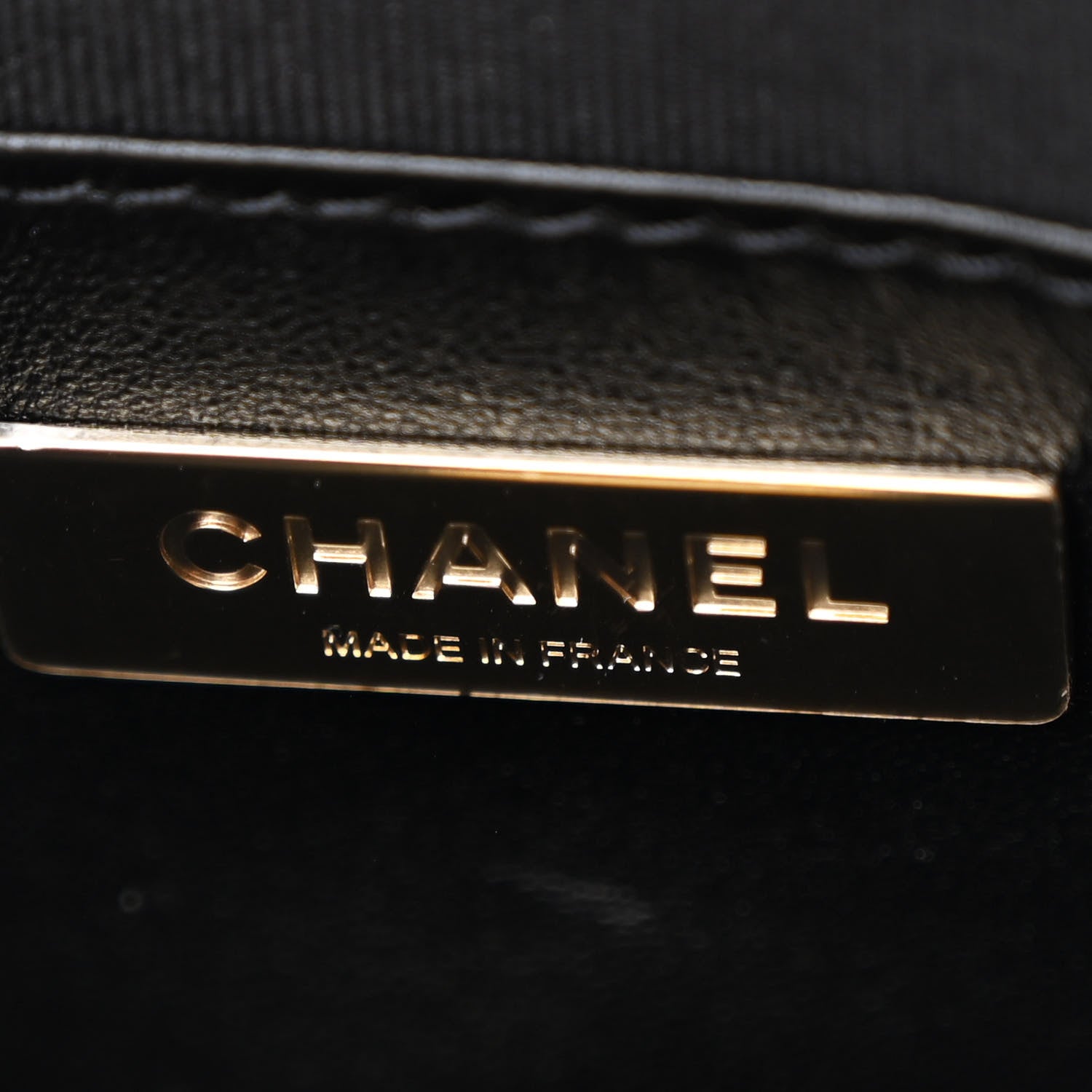 Chanel Lambskin Quilted Walk of Fame Star Bag Black 6 of 11
