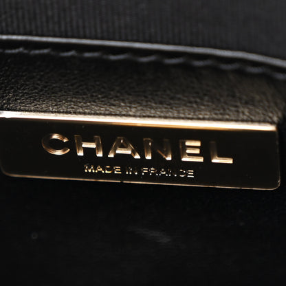 Chanel Lambskin Quilted Walk of Fame Star Bag Black 6 of 11