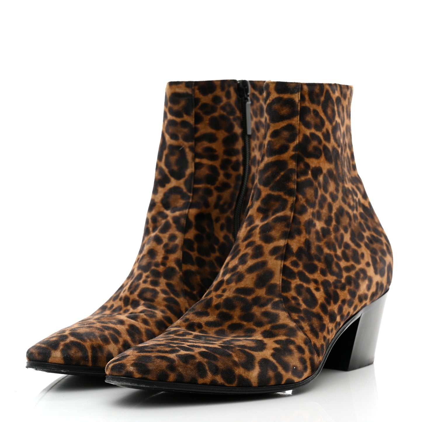 Mens Vassili Suede Leopard Boots 45