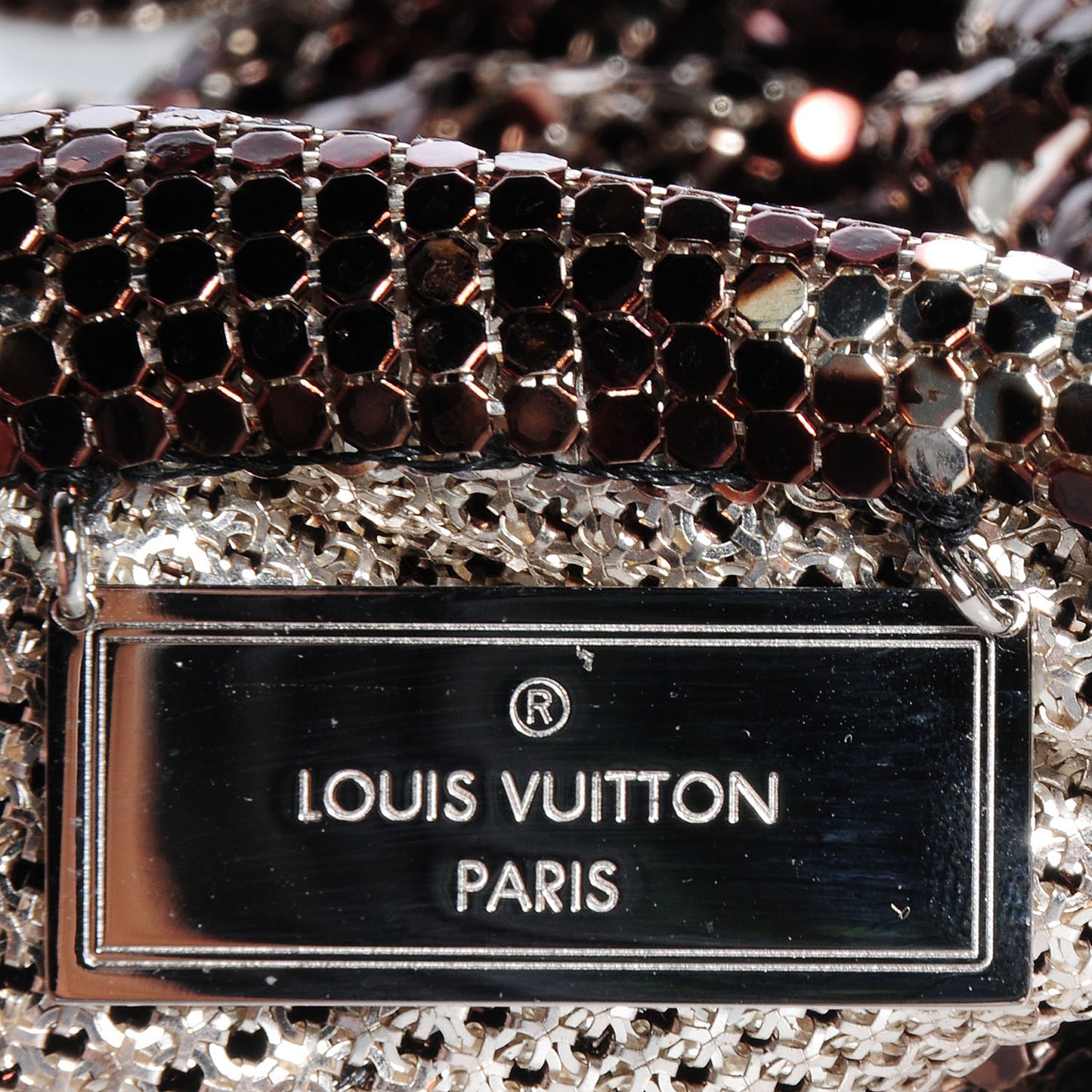 Monogram Mesh Metal Frances Bronze