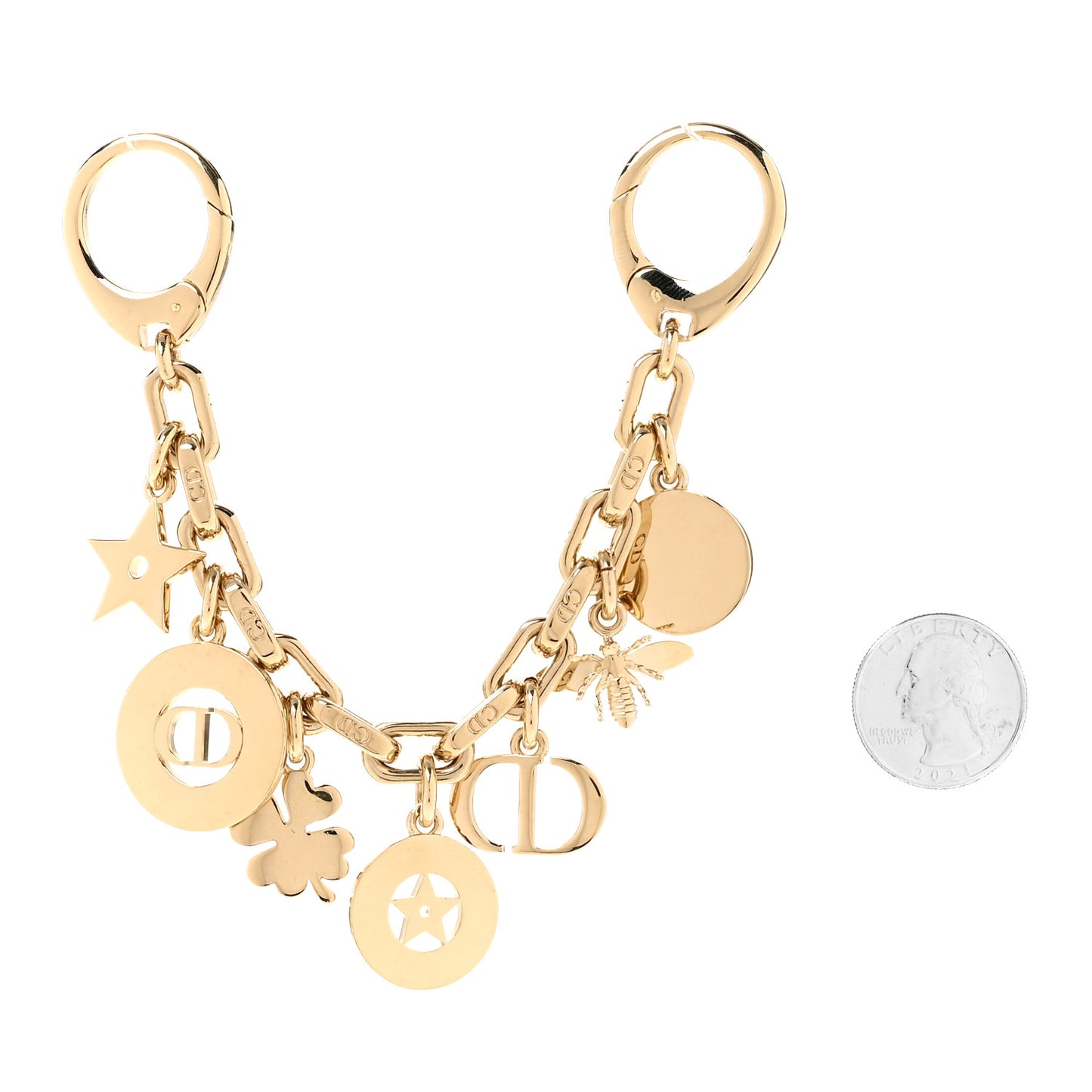 Lacquer 30 Montaigne Bag Charm Gold