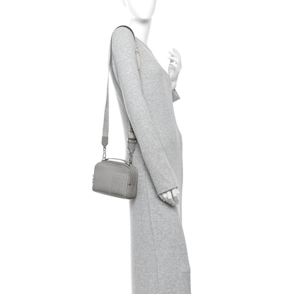 Loewe Satin Calfskin Mini Camera Bag Shell Grey 2 of 11