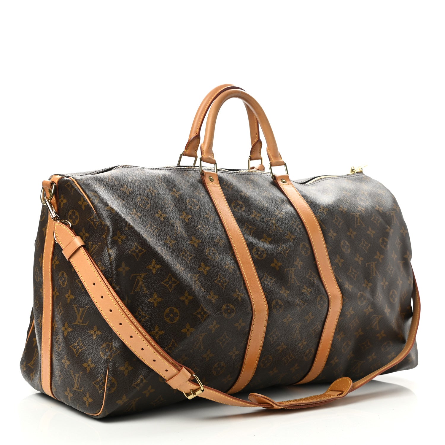Louis Vuitton Monogram Keepall Bandouliere 55 3 of 14