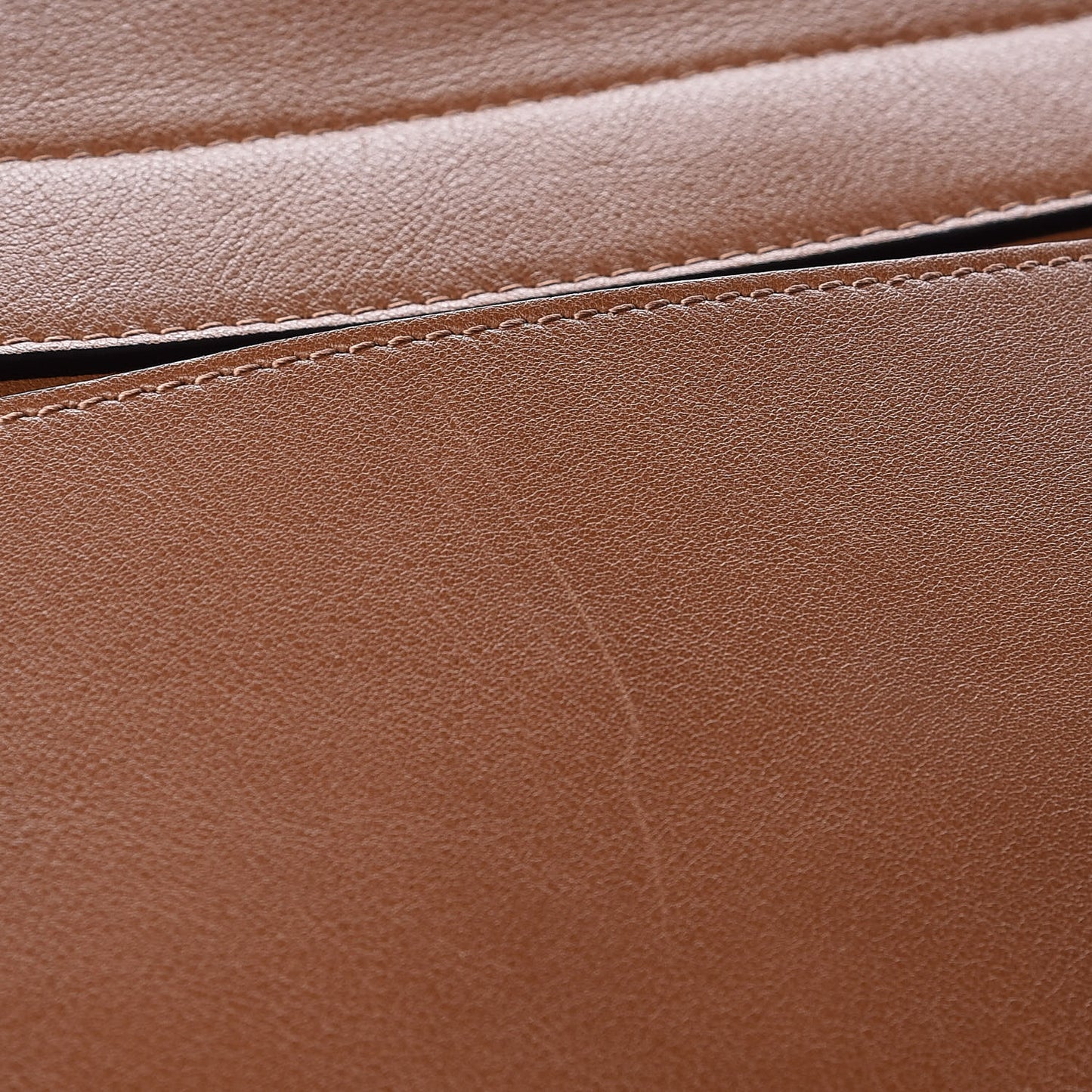 Calfskin Medium Faye Day Shoulder Bag Tan