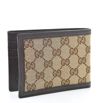 Gucci Monogram Bi-Fold Wallet Dark Brown 3 of 8