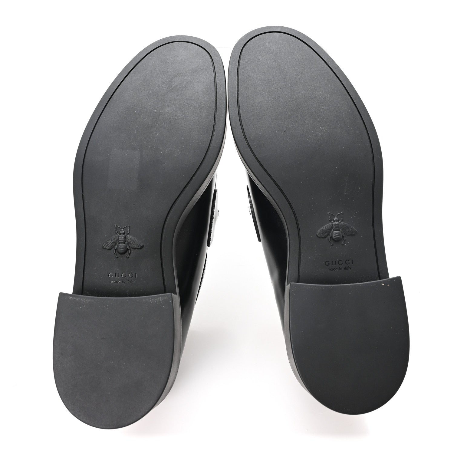 Gucci Cordovan Lux Horsebit Womens Lug Sole Loafers 39.5 Black 6 of 10