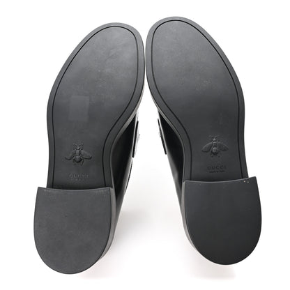 Gucci Cordovan Lux Horsebit Womens Lug Sole Loafers 39.5 Black 6 of 10