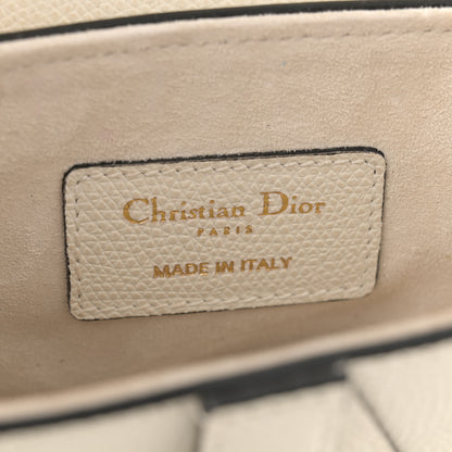Christian Dior Grained Calfskin Mini Saddle Bag White 6 of 10