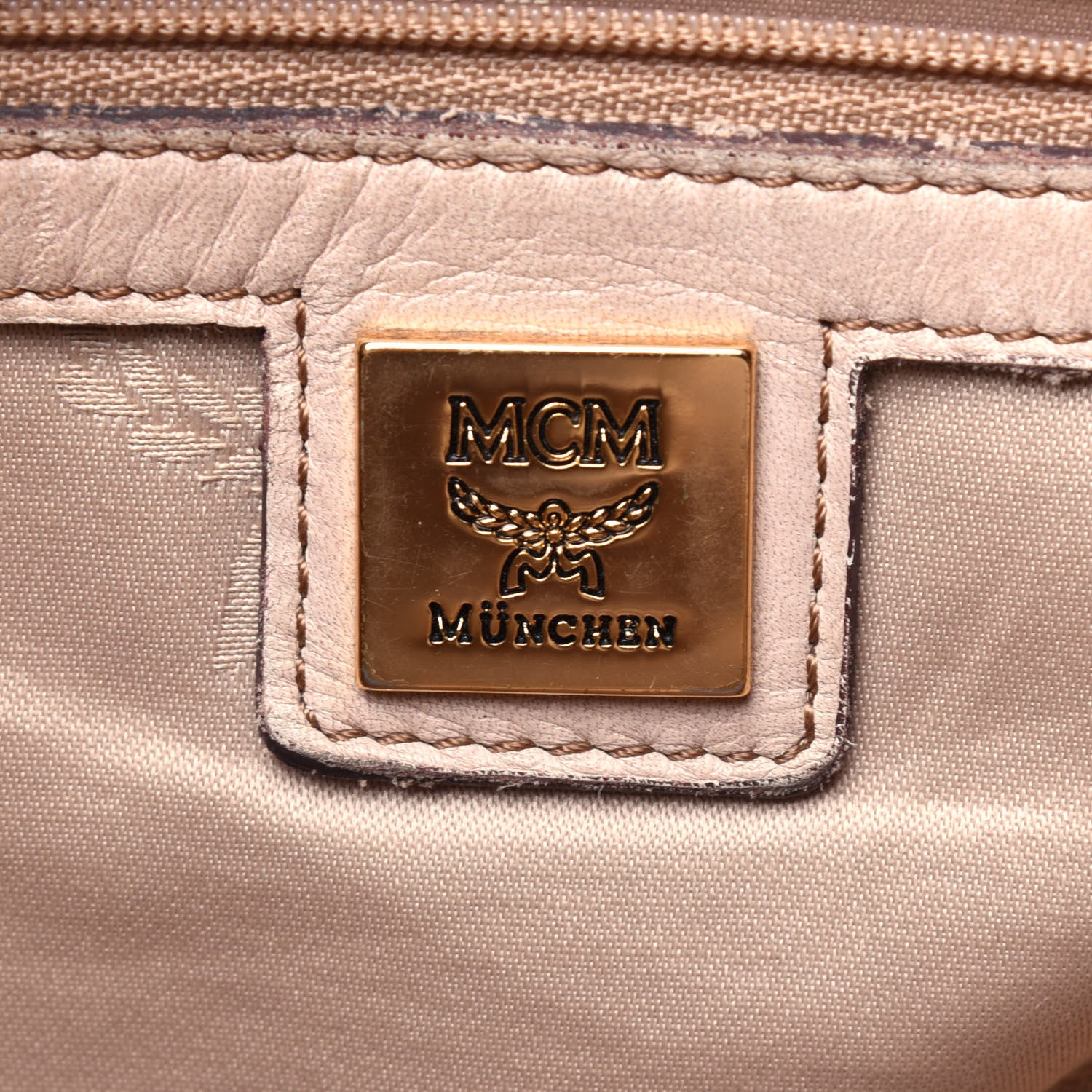 MCM Visetos Medium Sprinkle Stud Stark Backpack Beige 5 of 32