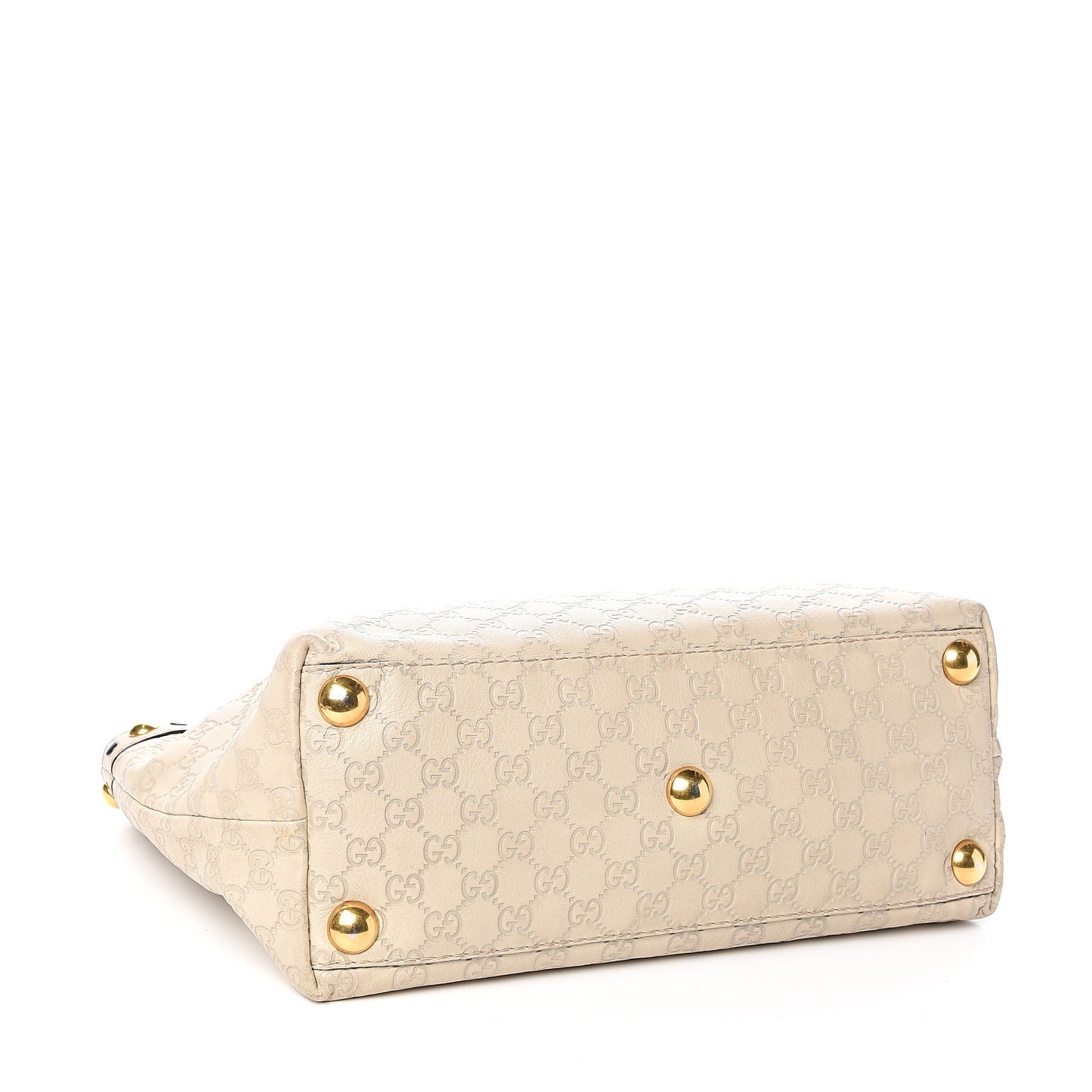 Guccissima Medium Babouska Shopping Tote Off White