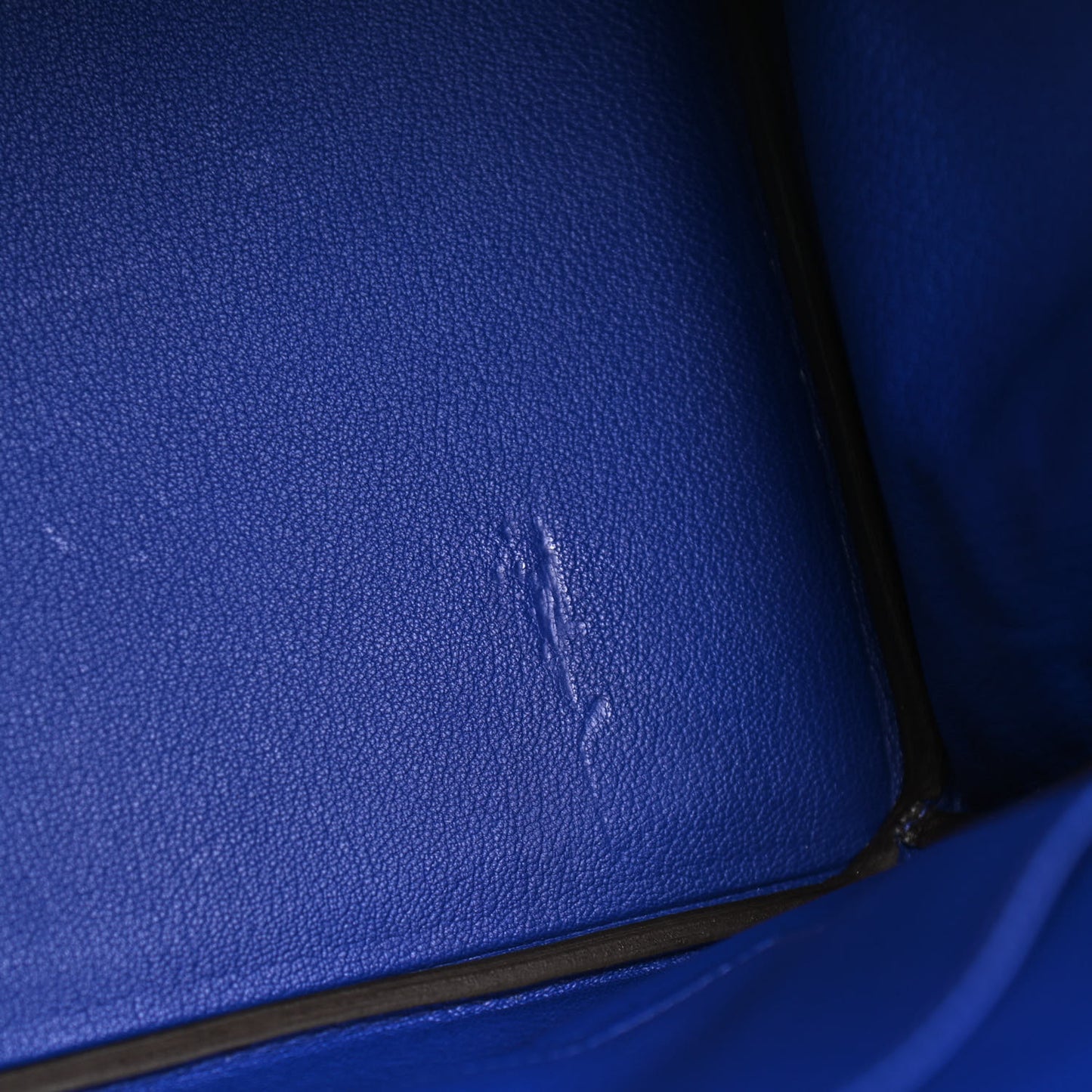 Epsom Birkin 35 Bleu Electrique