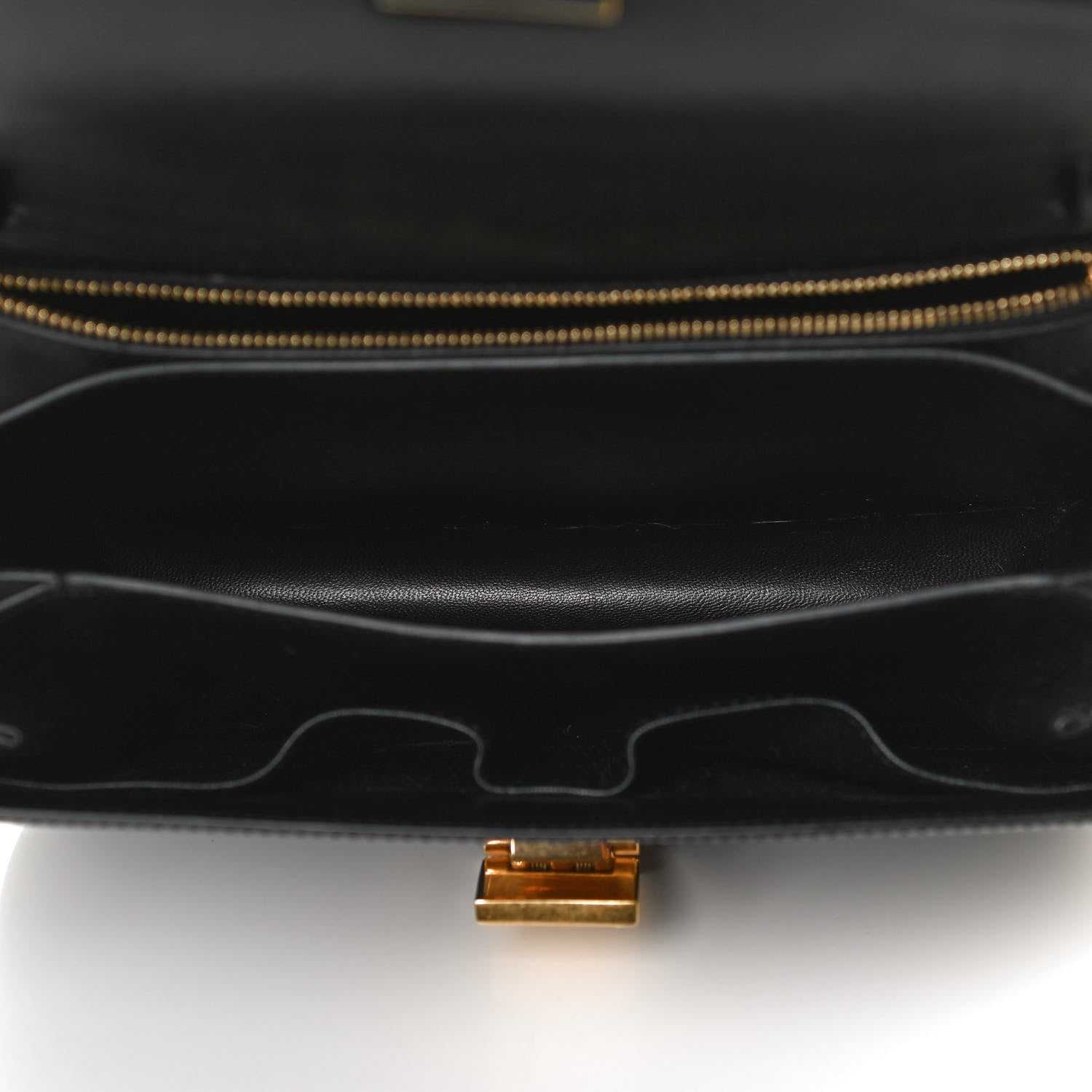 Celine Box Calfskin Medium Classic Box Flap Bag Black 5 of 11