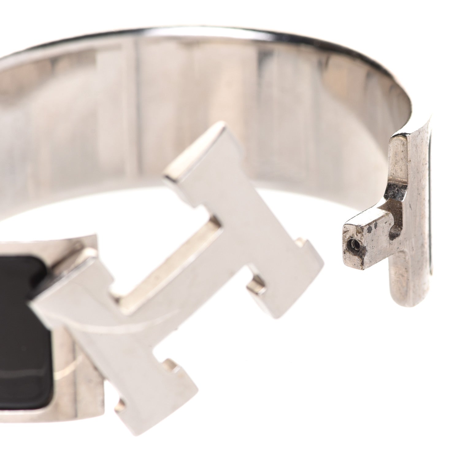Hermes Enamel Wide Clic Clac H Bracelet PM Black 5 of 6