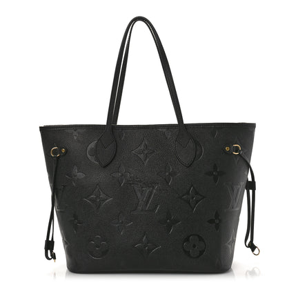 Louis Vuitton Empreinte Monogram Giant Neverfull MM Black 3 of 9