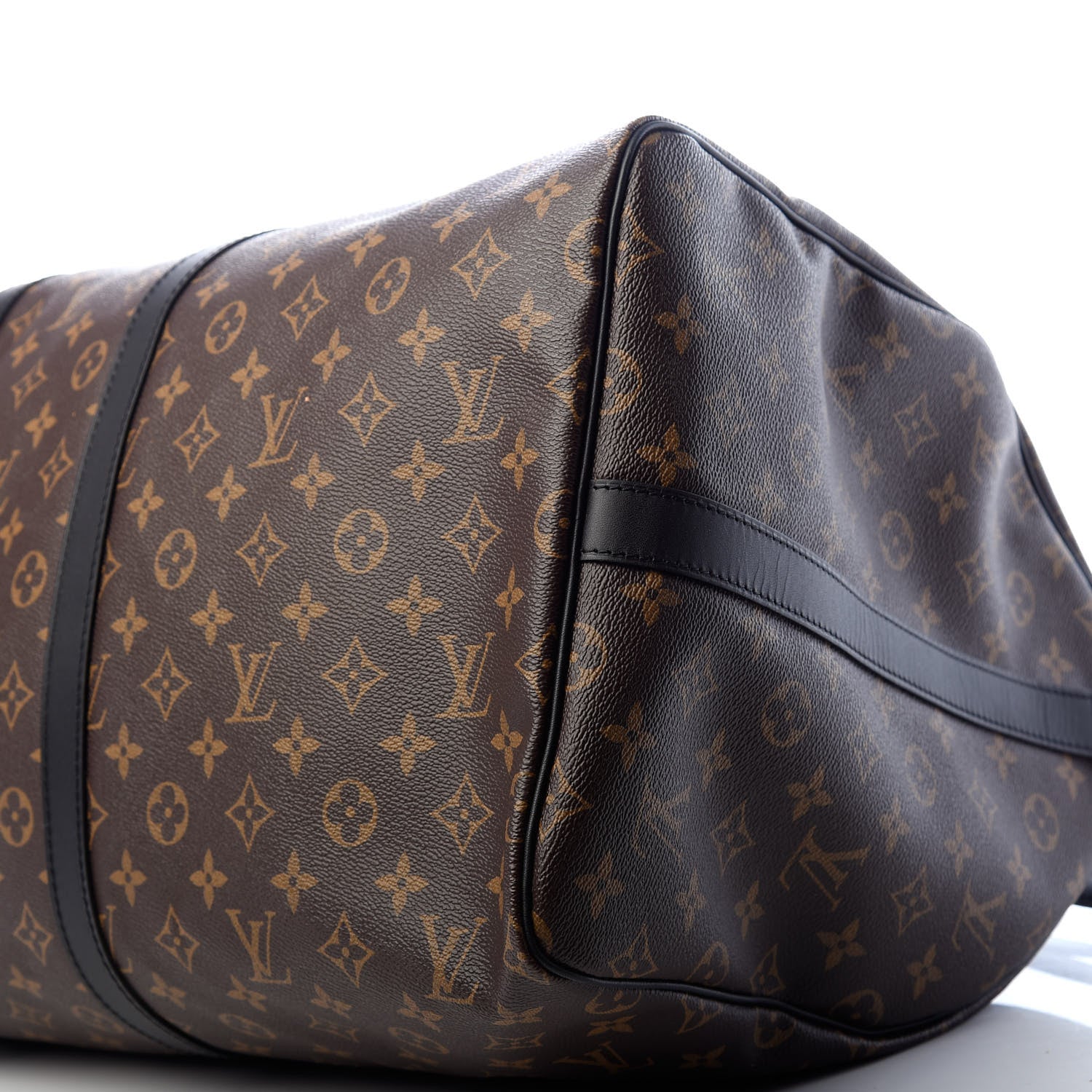 Louis Vuitton Monogram Macassar Keepall Bandouliere 55 6 of 8