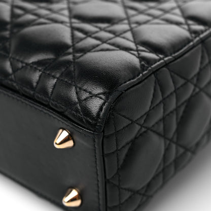 Christian Dior Lambskin Cannage Small My ABCDior Lady Dior Black 10 of 13