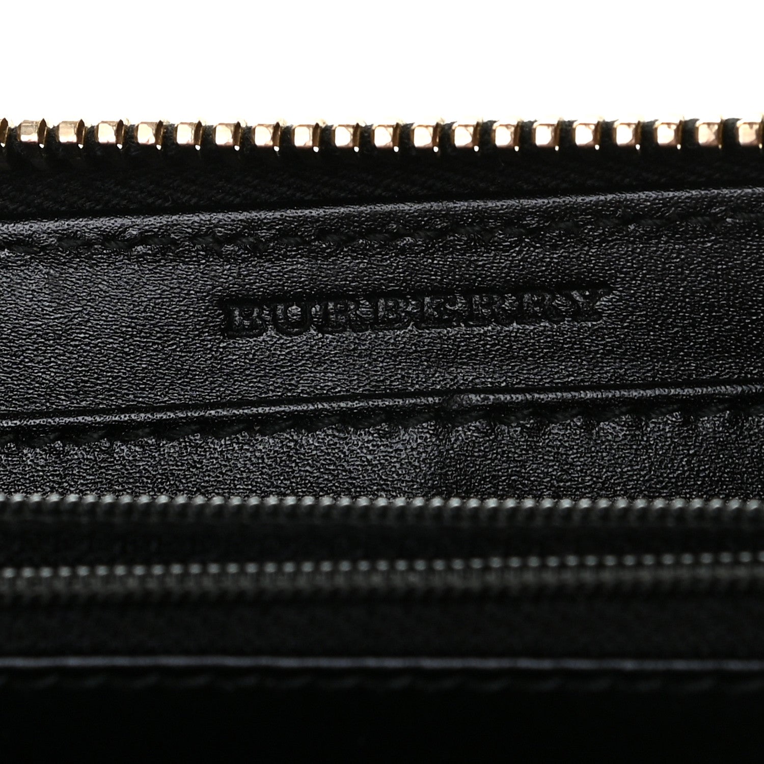 Burberry Grainy Calfskin Zip Around Wallet Black 8 of 11