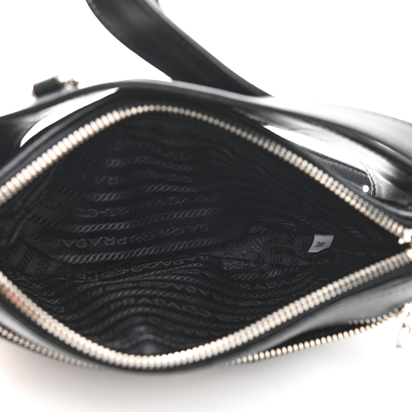 Soft Calfskin Impunture Diagramme Belt Bag Black
