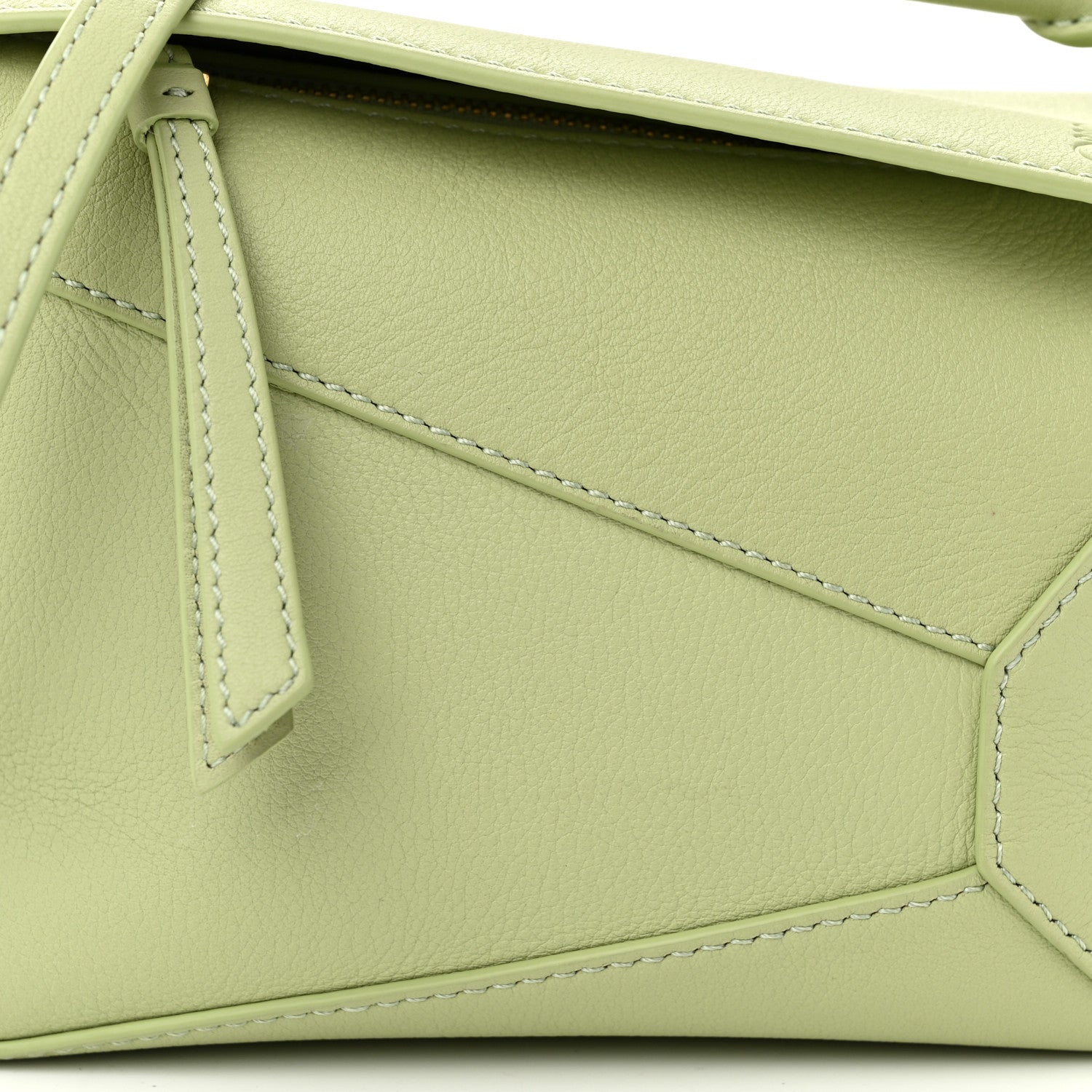 LOEWE ジップパース ジップ コインパース（シャイニーナパカーフ） グリーン - LOEWE