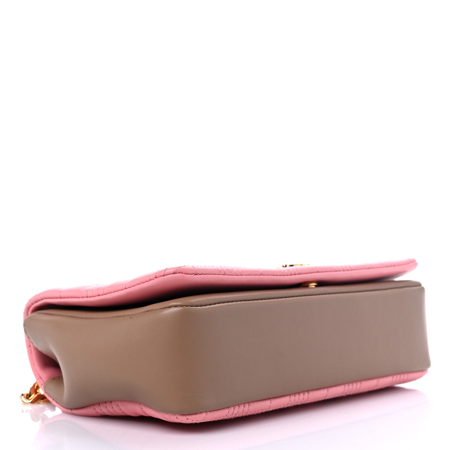 Burberry Lambskin Quilted Small Lola Bag Peony Camel 3 of 9