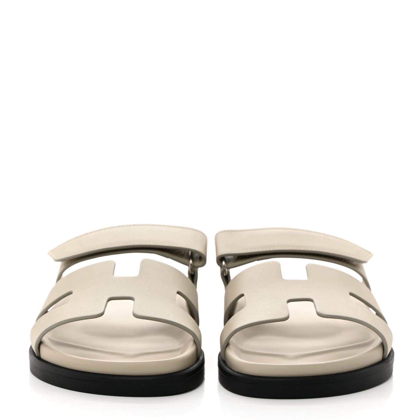 Calfskin Womens Chypre Sandals 39 Beige Mastic