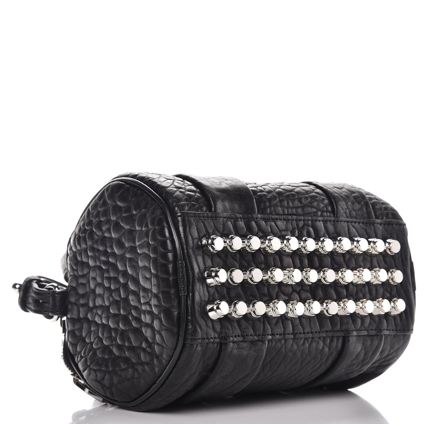 Pebbled Lambskin Mini Rockie Black Rhodium Hardware