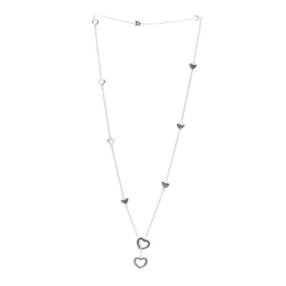 Tiffany Sterling Silver Heart Lariat Necklace 3 of 6