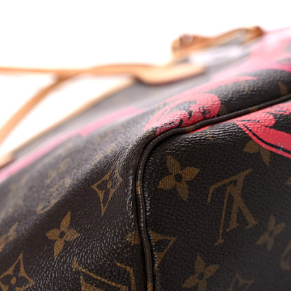Louis Vuitton Monogram Bay Neverfull MM Rose Ballerine Poppy 11 of 26