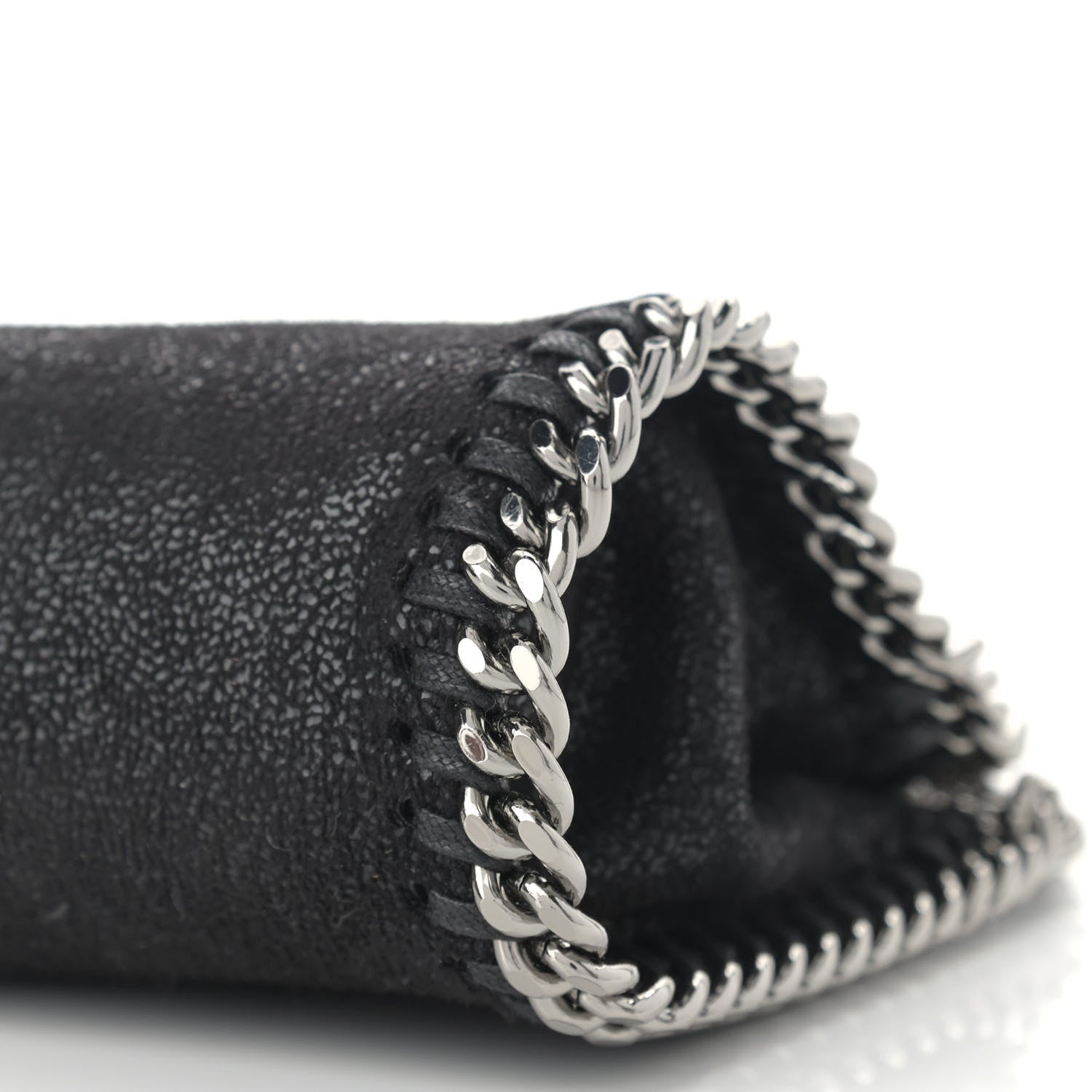 Stella McCartney Shaggy Deer Tiny Falabella Tote Black 6 of 10
