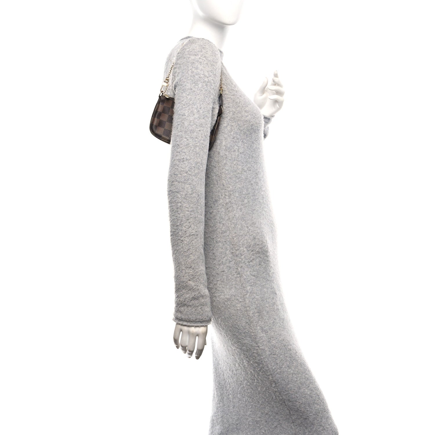 Louis Vuitton Damier Ebene Mini Pochette Accessories 2 of 10