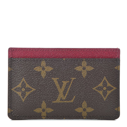 Louis Vuitton Monogram Card Holder Fuchsia 1 of 6