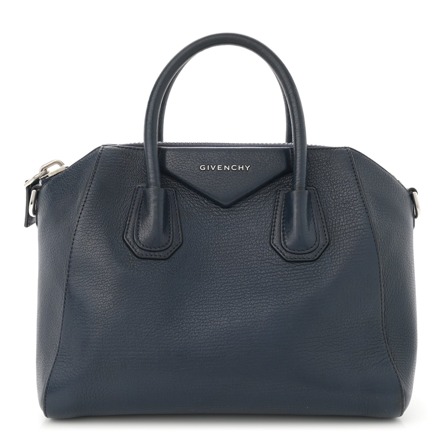 Givenchy Sugar Goatskin Small Antigona Navy 1 of 14