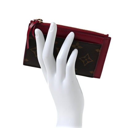 Louis Vuitton Monogram Zipped Card Holder Fuchsia 2 of 6