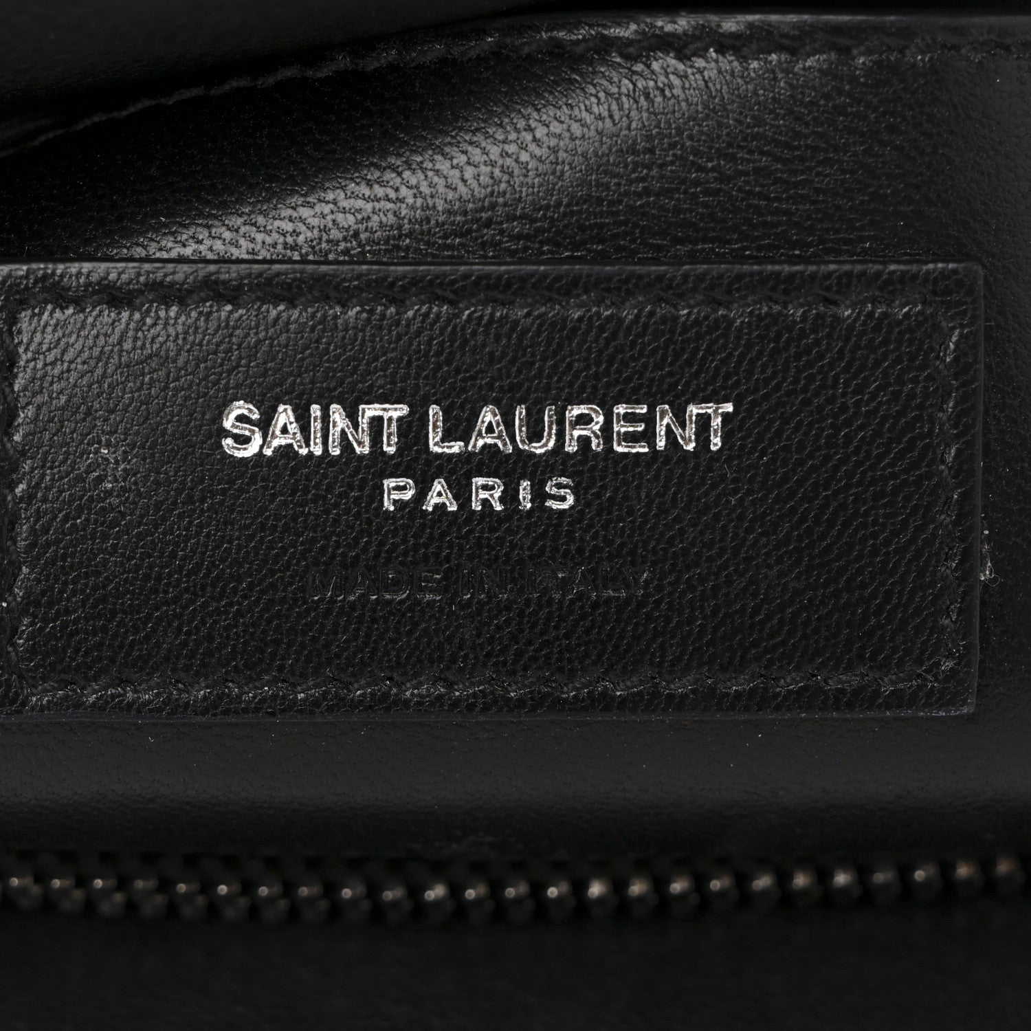 Saint Laurent Sheepskin Matelasse Chevron Monogram Large College Satchel Black 9 of 11