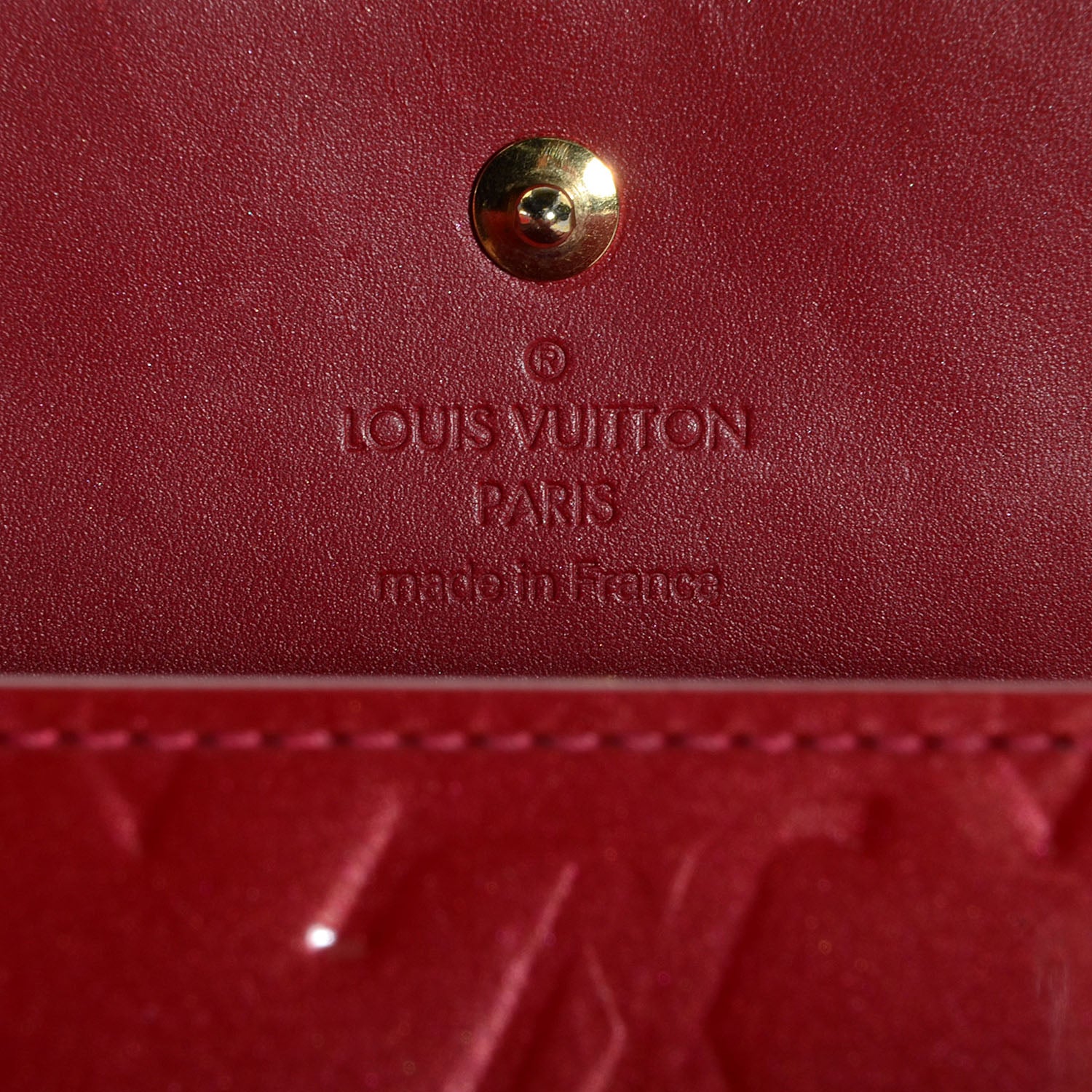 Louis Vuitton Vernis Ludlow Wallet Pomme D'Amour 6 of 8