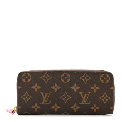 Louis Vuitton Monogram Clemence Wallet Fuchsia 1 of 7