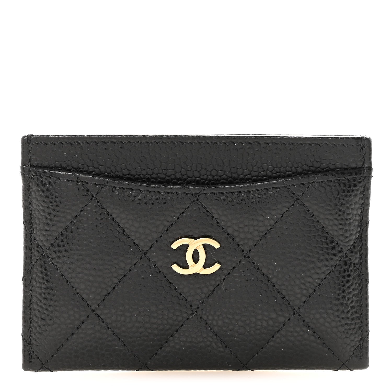Chanel Caviar Quilted Card Holder Black 1 of 8