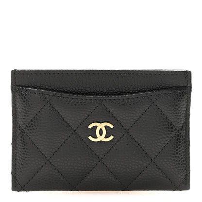 Chanel Caviar Quilted Card Holder Black 1 of 8