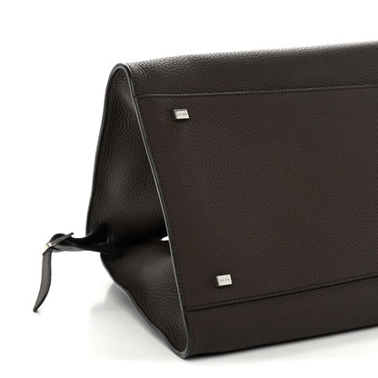 The Row Matte Grained Calfskin Soft Margaux 15 Mocha 8 of 9