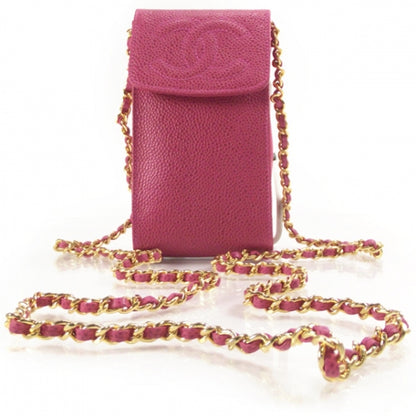 Chanel Pink Caviar Crossbody Bag 1 of 10