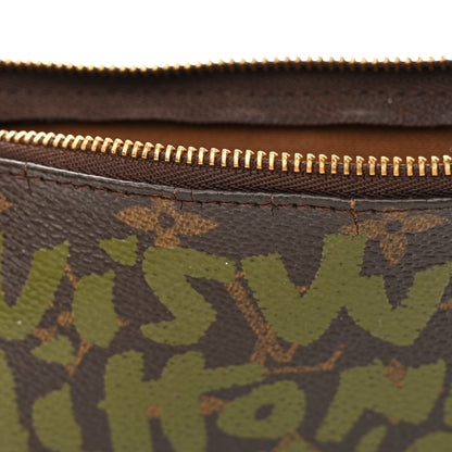 Louis Vuitton Monogram Graffiti Pochette Accessories Kaki 12 of 14