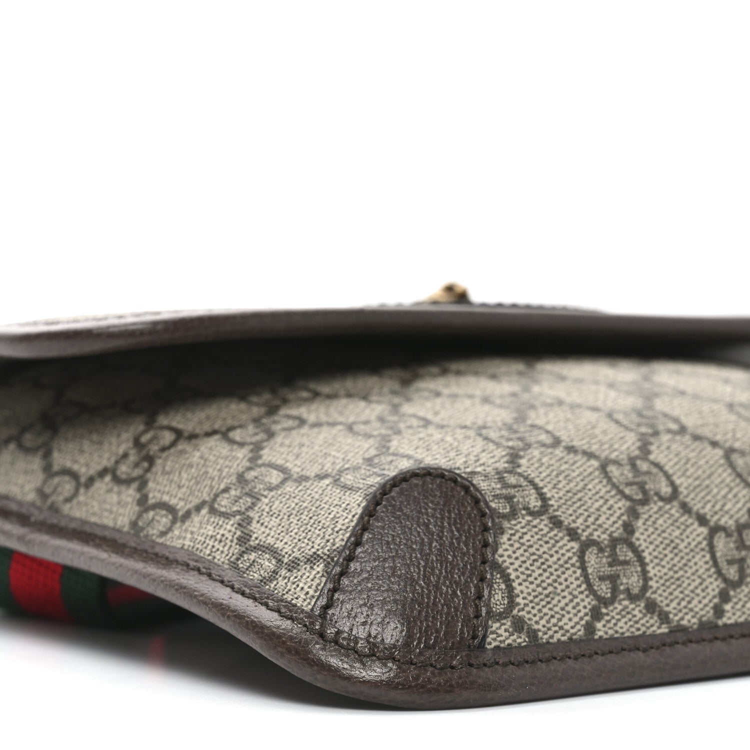 Gucci GG Supreme Monogram Neo Vintage Web Belt Bag Brown 8 of 10