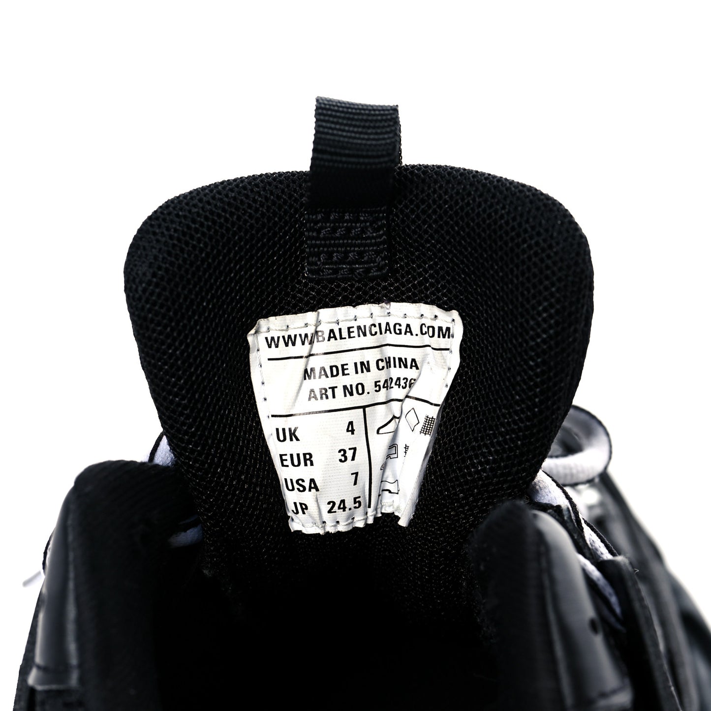 Mesh Nylon Mens Track LED Sneakers 37 Black
