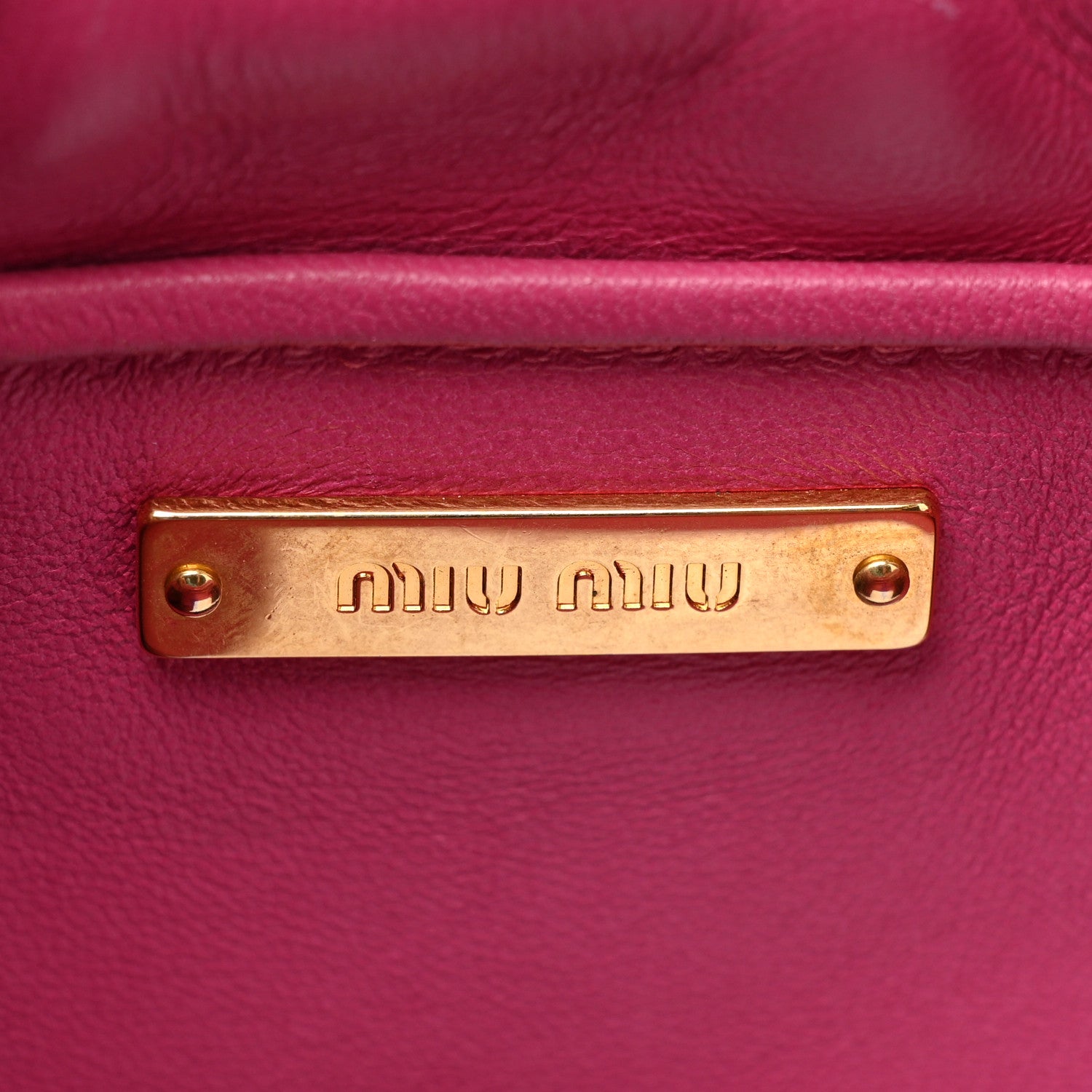 Miu Miu Nappa Matelasse Crossbody Peonia 5 of 11