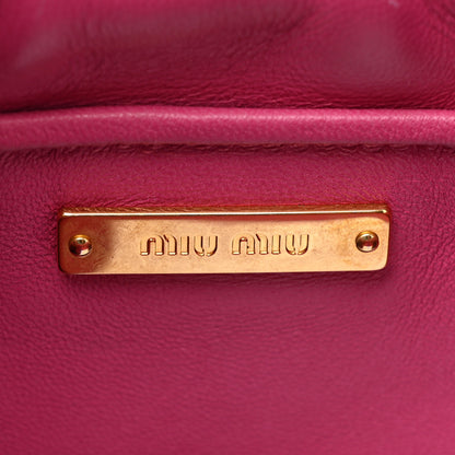 Miu Miu Nappa Matelasse Crossbody Peonia 5 of 11