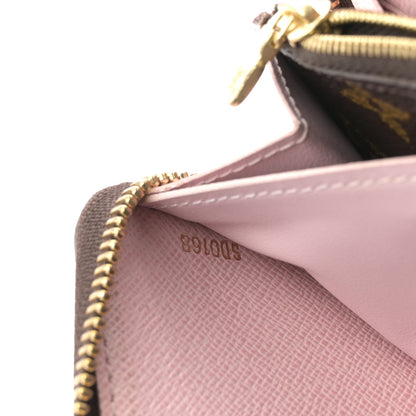 Louis Vuitton Monogram Clemence Wallet Rose Ballerine 7 of 8