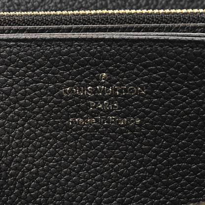 Louis Vuitton Empreinte Monogram Giant Crafty Zippy Wallet Black Creme 6 of 6