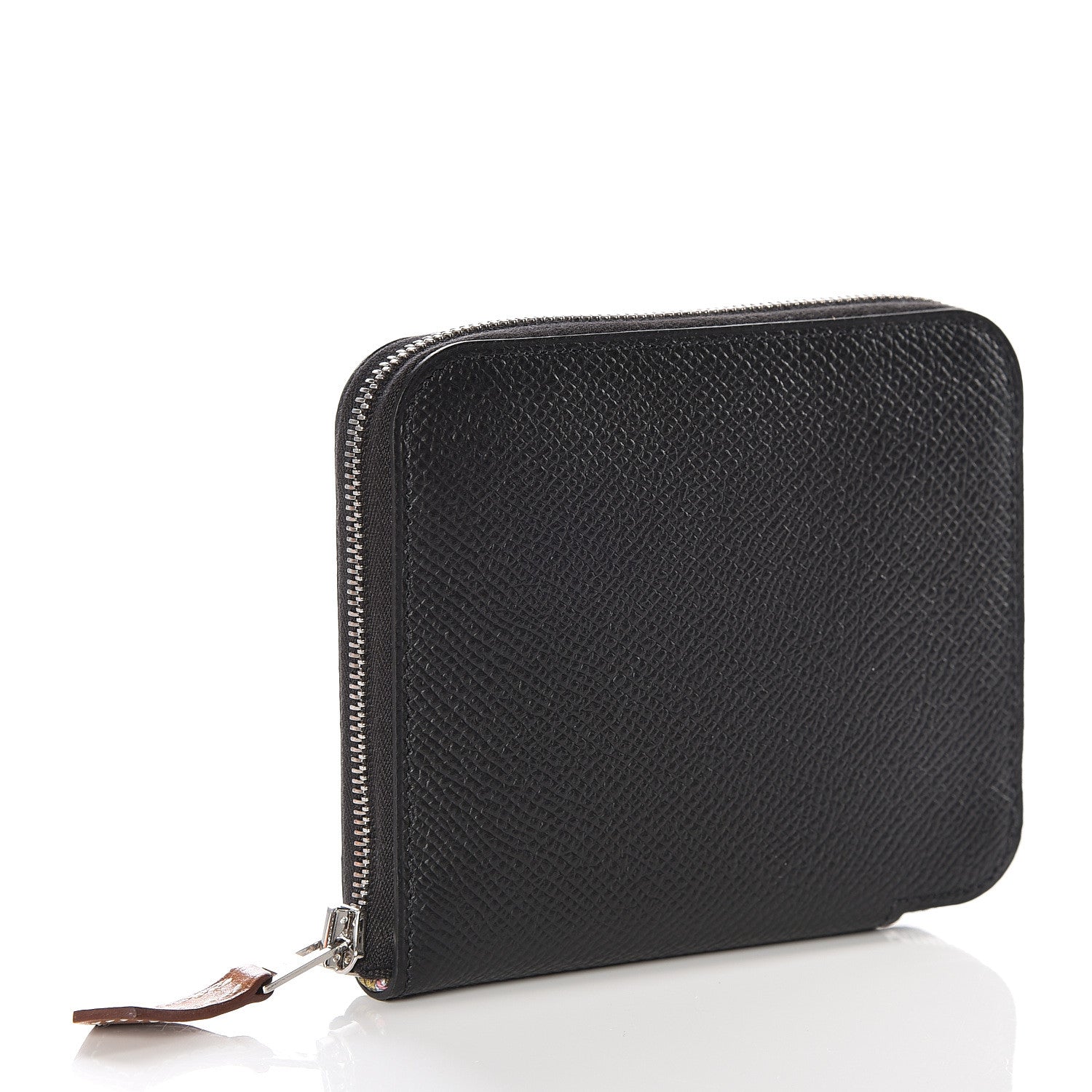 Hermes Epsom Silk'in Compact Wallet Black 2 of 8