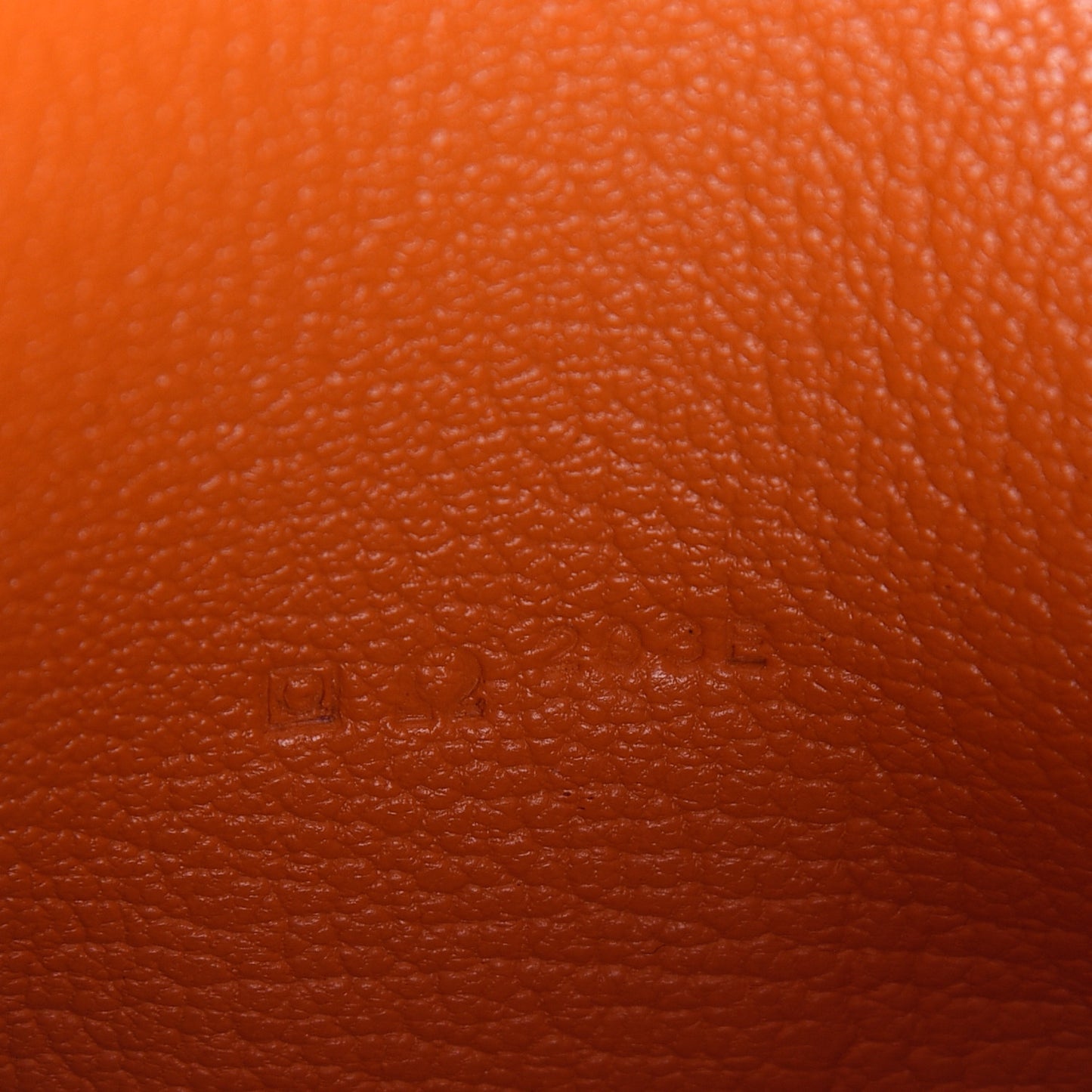 Chevre Mysore Bearn Gusset Wallet Orange